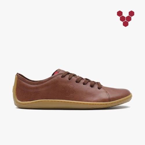 Vivobarefoot Addis Womens Trainers Brown UK QOYW